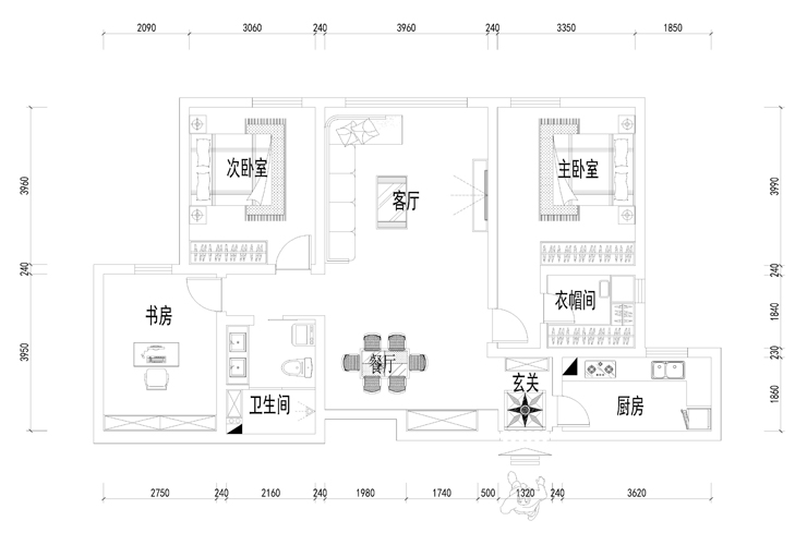 如意家園-122平-現(xiàn)代簡美風格-平面圖.jpg